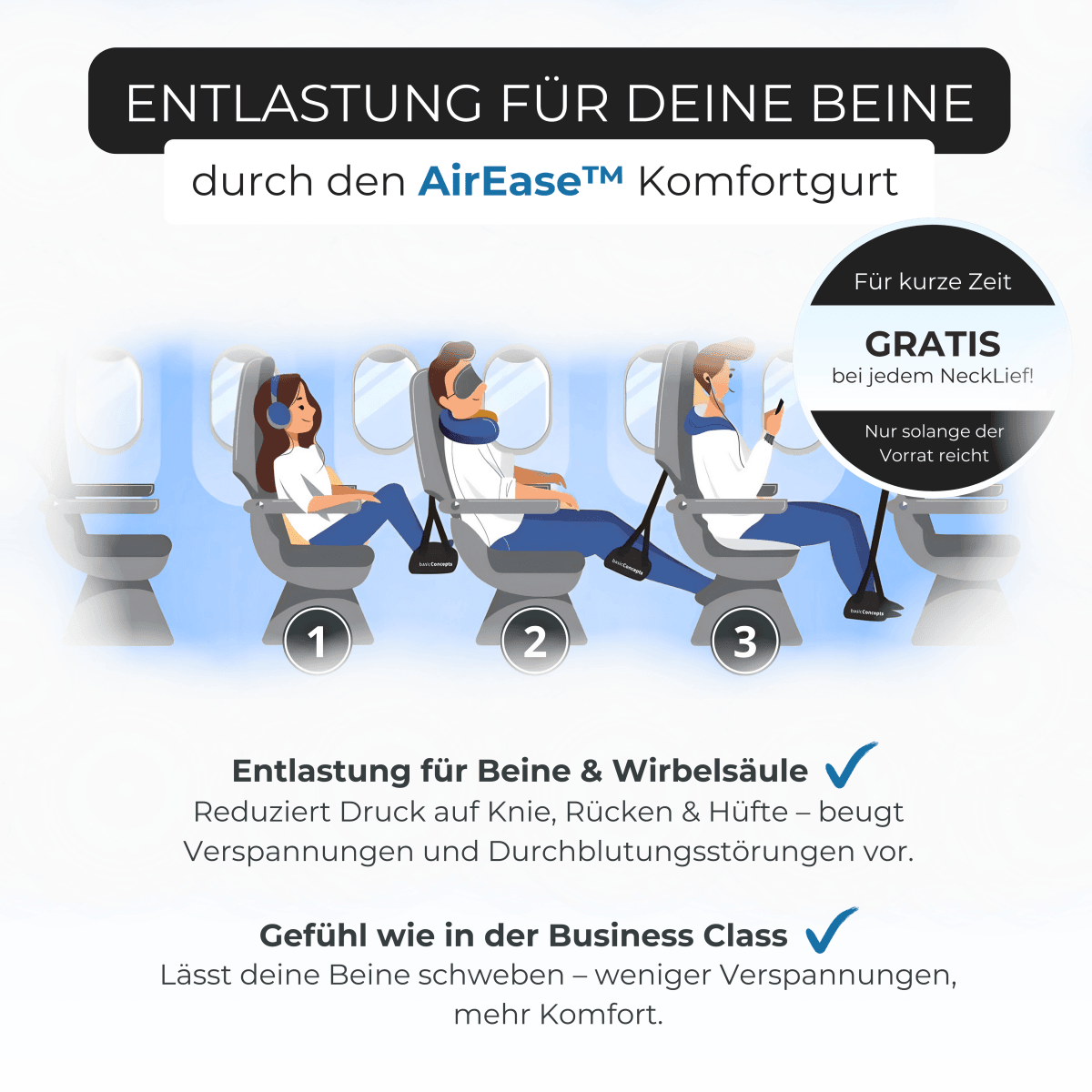 NeckLief™ – Die All in One Lösung für deine nächste Reise - Comforme